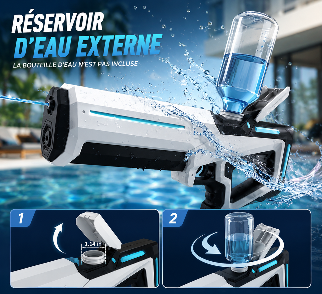 Pistolet à Eau Électrique