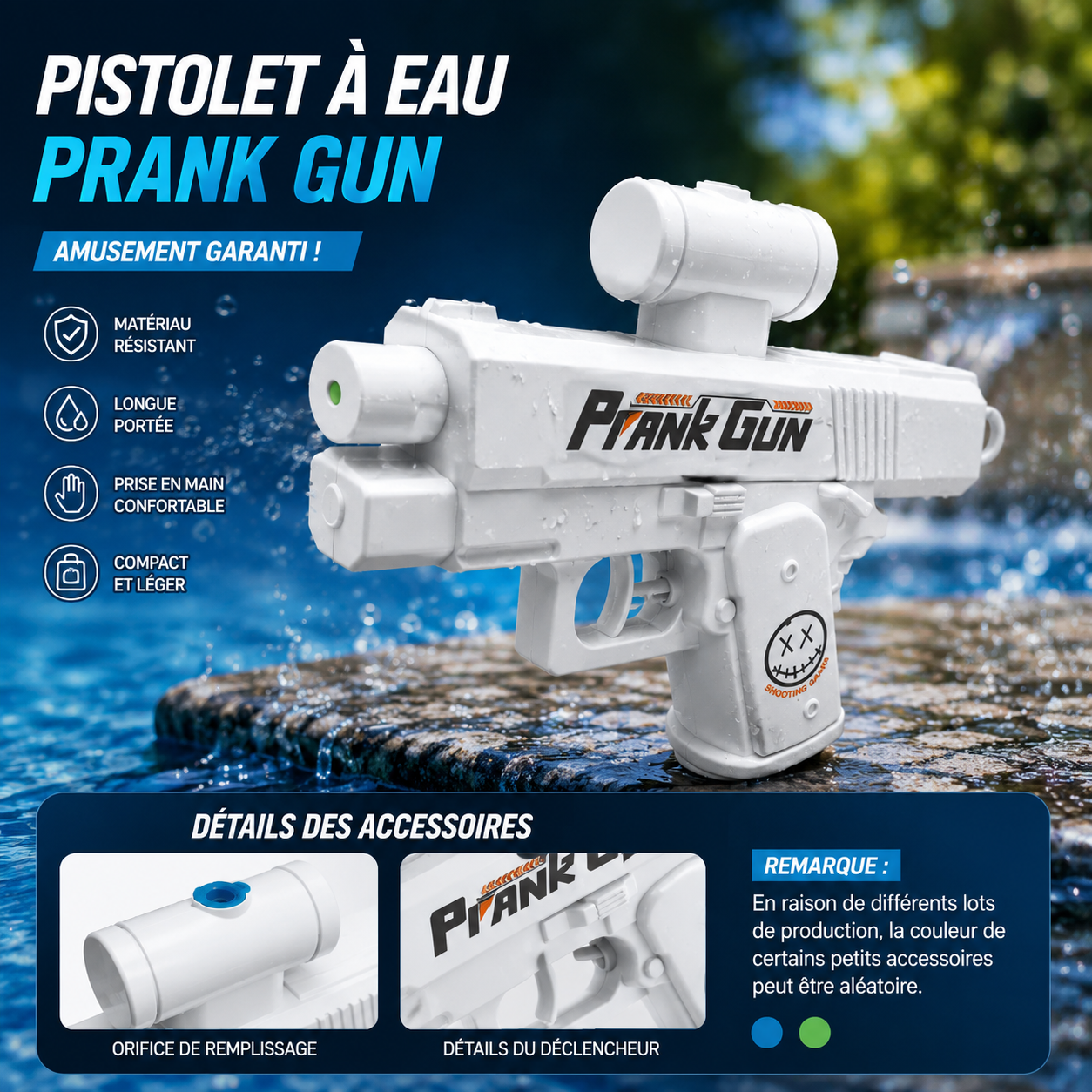 Mini Pistolet à Eau Prank