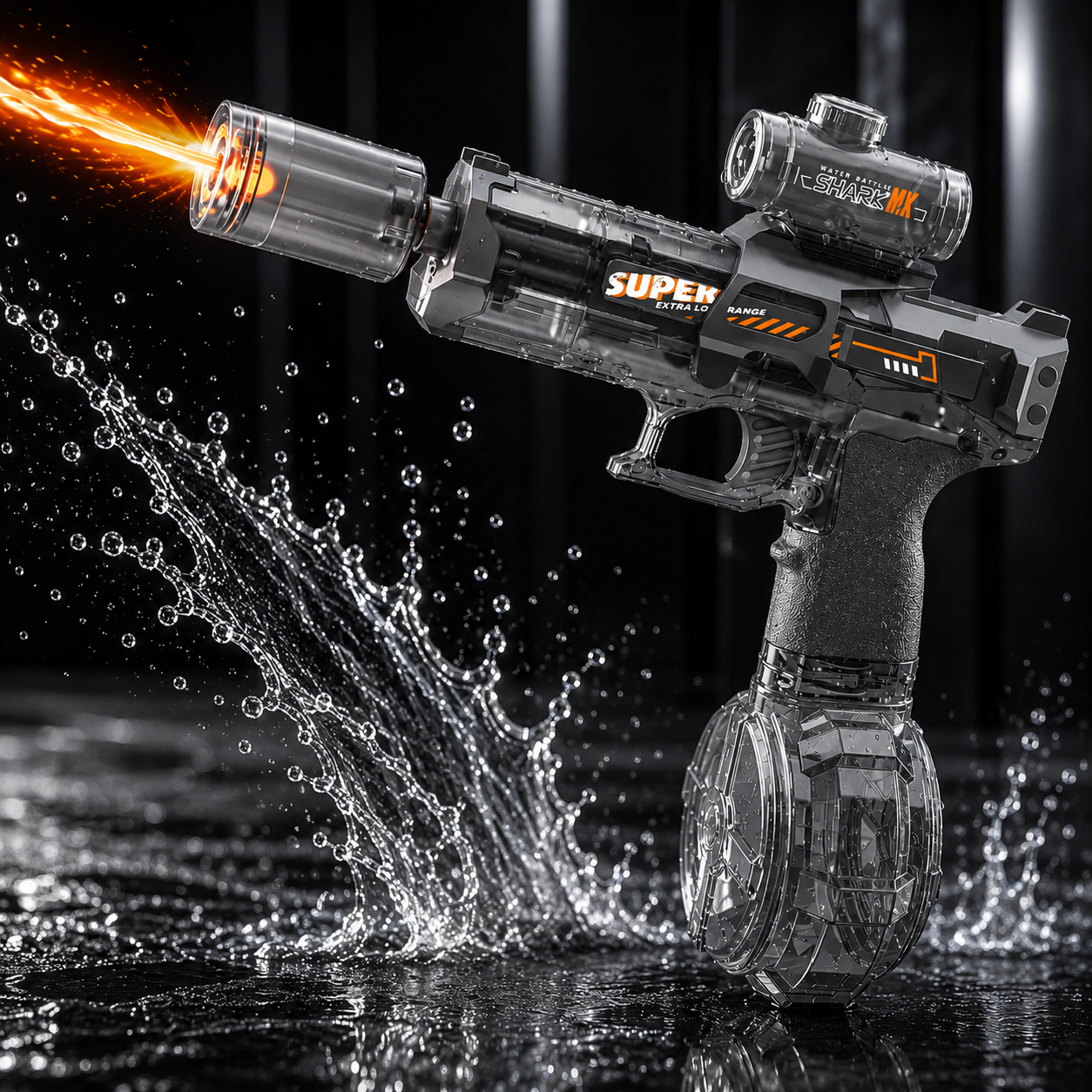 Petit Pistolet à Eau Électrique LED