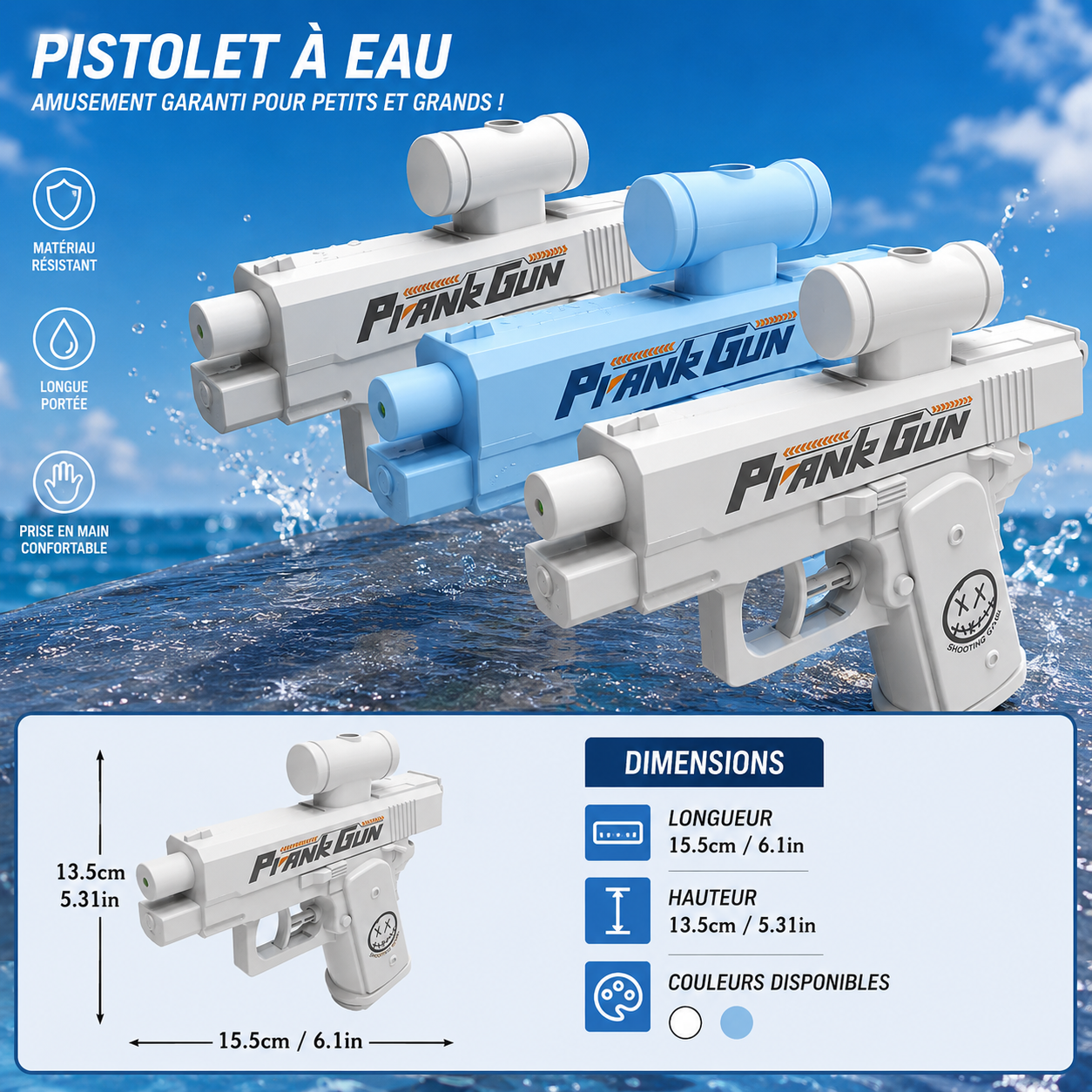 Mini Pistolet à Eau Prank