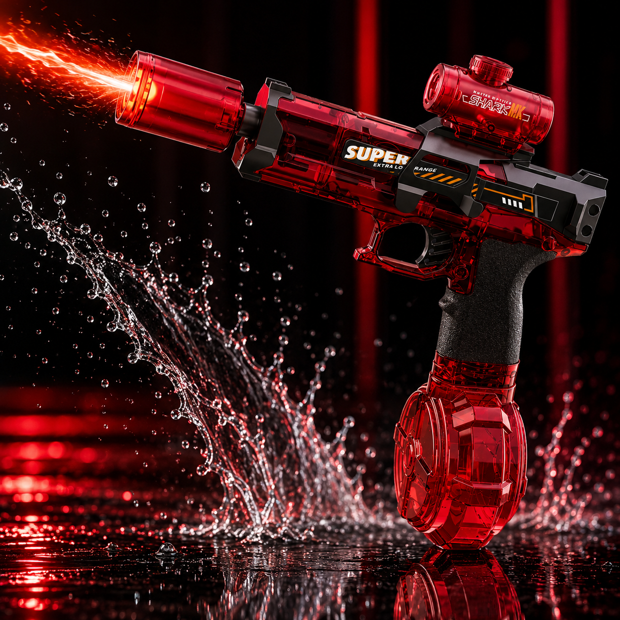 Petit Pistolet à Eau Électrique LED